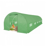 &Scaron;iltnamis su armuota plėvele, 24 m2, 8 x 3 m, žalias