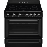 Indukcinė viryklė su elektrine orkaite Smeg TR90IMBL