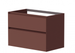 Spintelė po praustuu Kame LOFT, BU/8-3DR/D23-LFT, 80 cm, Terakota