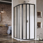 Du&scaron;o kabina Ravak Supernova SKKP6-60 195, 3207O302Z1 Juoda + stiklas Transaprent