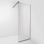 Juoda matinė du&scaron;o sienelė MERE BLACK 100x200cm, WSS-10N