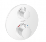 Potinkinis termostatinis mai&scaron;ytuvas Hansgrohe Ecostat S, 15758700, baltas matinis