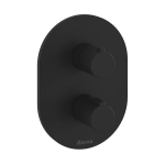 Potinkinis termostatinis vonios/du&scaron;o mai&scaron;ytuvas Ravak Chrome CR 063.20BL.O2 X070432, juodas