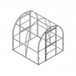 Karkasas &scaron;iltnamiui KLASIKA SLIM 2x4m (8 kV.m.), 200400S