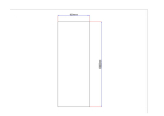 Du&scaron;o kabinos &scaron;oninis stiklas tiesus 620x1685 grey 3.123.