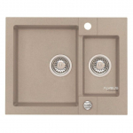 Granitinė plautuvė ALVEUS ROCK 80, kapučino