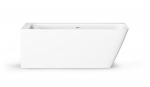 Akmens masės vonia PAA Quadro Corner D 160 x 75 cm, VAQUACOSD/00