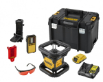 Lazerinis rotacinis nivelyras DeWalt DCE074D1R,18V 2Ah, raudonas