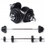 Svarmenų rinkinys TUNTURI Barbell/Dumbbell set, 20 kg, Iron