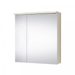 Pakabinama spintelė su veidrodžiu Riva SV 61F, Beige Matinė