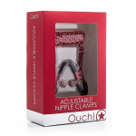 Ouch spenelių spaustukai (raudona/juoda)