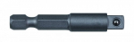 Adapteris galvutėms i&scaron; 1/4" &scaron;e&scaron;iakampio į 1/4" kvadratą 50mm Irimo blisteryje