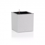 Vazonas yra su integruota LED juosta Lechuza CANTO Slatestone 30, 15932, &scaron;viesiai pilkas