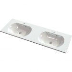 Dvigubas praustuvas BLU NAVARRO, 1400x500 mm