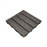 Lauko grindų danga, pilka, 30 x 30 x 2,2 cm, 1 vnt