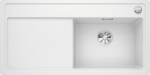 Plautuvė Blanco ZENAR XL 6 S-F 523905, balta (su ekscentriniu ventiliu), dubuo de&scaron;inėje