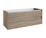 Apatinė spintelė po stalvir&scaron;iu Kame City BUC/12-3DR/10P1, Pilkas ąžuolas, 120 cm