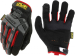 Pir&scaron;tinės Mechanix M-Pact&reg; 52 juodos/raudonos XXL dydis. Velcro, TrekDry&reg;, dirbtinė oda, delno, krumplių, Armortex&reg;, pir&scaron;tų apsauga, D30&reg; apsauga nuo vibracijos