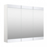 Veidrodinė spintelė be ap&scaron;vietimo Serena Retro, balta blizgi, 100 cm, 1300711
