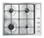 Įmontuojama dujinė kaitlentė Smeg S64S