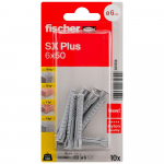 FISCHER kai&scaron;čiai SX Plus, 6x50 mm, 10 vnt.