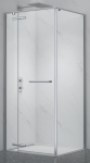 Du&scaron;o kabina PRESTIGE 120x90 chrom/skaidri be pado