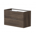 Spintelė po praustuvu arba stalvir&scaron;iu Kame LIRIS, BUC/10-3DR-V8/20-LIR, 100 cm, Rudas ąžuolas
