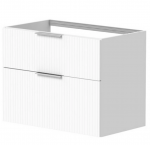 Spintelė po stalvir&scaron;iu KAME BIG, BUC/8-3DR/WSF10-BIG, 80 cm, Matinė balta