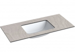 Praustuvas su stalvir&scaron;iu Kame Universal, WP/10-3/H12-P3, 100 cm, Pilkas mėnulis HPL