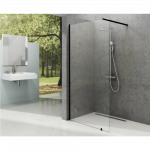 Du&scaron;o kabina Ravak Walk In-Wall-100 v.200 black+Transparent GW9WA0300Z1 + rinkinys GWD010003018