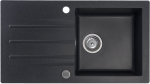 Granitinė plautuvė Kernau KGSA 50 1B1D Black Metallic