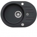 Granitinė plautuvė Alveus Foxtrot 40, juoda