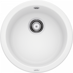 Apvali virtuvinė plautuvė Blanco RONDO 511621, balta
