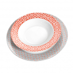 Porcelianinis lėk&scaron;čių rinkinys Ritzenhoff & Breker Treviso, 12 dalių