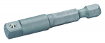 Adapteris i&scaron;  1/4  "&scaron;e&scaron;iakampio į 1/2" kvadratinį 50mm