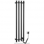 Elektrinis rank&scaron;luosčių džiovintuvas Sapho PAPINADO 263x1200 mm, ER350, juoda matinis
