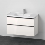 Spintelė su praustuvu Duravit D-Neo DE012202222, balta blizgi, 1000&times;480 mm