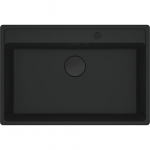 Virtuvės plautuvė Franke MRG 610-72, su ventilio valdymo mygtuku, juoda matinė, 114.0659.125