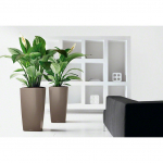 Vazonas su savaiminio drėkinimo sistema LECHUZA Cubico 50 Shiny Taupe