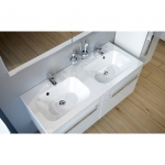 Dvigubas praustuvas RAVAK Chrome 1200 su persipylimu, XJG01112000