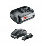 Priedų rinkinys Bosch Starter Set; 18 V; 1x2,5 Ah + pakrovėjas AL 1830 CV, 1600A019E3