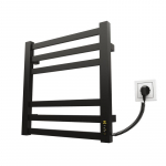 Elektrinis rank&scaron;luosčių džiovintuvas Kosser Gerda 500x500/6 ER, su laikmačiu, juodas (laidas de&scaron;inėje)