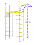 Sporto kompleksas (gimnastikos sienelė) SANRO R4 violetinė-žydra, 230-280x49cm, 02673