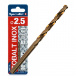 SPECIALIST+ metalo grąžtas COBALT, 2.5 mm