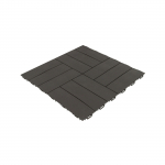 Lauko grindų danga, 56.3 x 56.3 x 1.3 cm, ruda