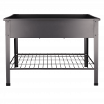 Pakelta metalinė lysvė L, 100 x 40 x 80 cm, antracito