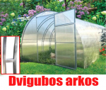 &Scaron;iltnamis Stipruolis Extra 3x8 arkinis su dvigubomis arkomis 6 mm