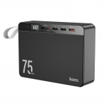 I&scaron;orinė baterija Power Bank Hoco J94 Overlord 22.5W 75000mAh juoda