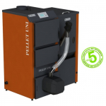 Kombinuotas granulinis katilas su rotaciniu degikliu KIPI Rot Power Auk&scaron;taitijos katilai Pellet Uni 20 kW, 230 l bunkeris, K20/D20/T230