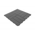 Lauko grindų danga, 56.3 x 56.3 x 1.3 cm, antracito